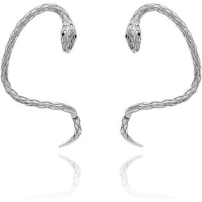 Snake Stud Earrings Snake Ear Cuff for Women Snake Ear Crawler Earrings Vintage Cartilage Clip on Earrings