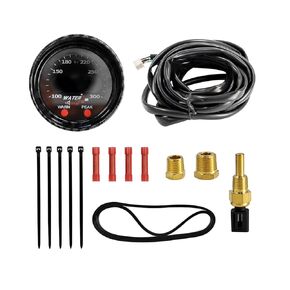 30-0302 X-Series Water Trans Oil Temperature Gauge 100~300F / 40~150C X-Series Electronic Temp Gauge 2-1/16" 52mm