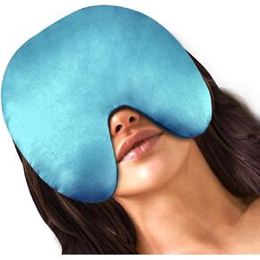 Sinus Face Mask Heated for Headache，Dry Eyes, Migraine, Sinus Pressure Relief, Warm Cold Compress, Lavander Eye Pillow Weighted for Relaxation, Sleep, Yoga, Microwavable Eye Heating Pad