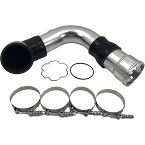 Cold Side Intercooler Pipe Upgrade Kit for 2011-2016 Ford 6.7L Powerstroke Diesel 6.7 (Silver)