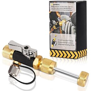 MGAVCT 1/4" MegaFlow Vacuum-Rated Valve Core Removal Tool, Valve Removal Tool, Copper (Not Aluminum) Vacuum-Rated to 20 microns Five Year Free Replacement