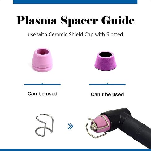 PLAXCON AG60 SG55 دليل المواجهة البلازما نقطتين المواجهة تناسب CUT50 CUT50D Cut50DP Cut60 LGK60 قاطع البلازما AG60 / SG55 ملحقات شعلة قطع البلازما PK-2 in Saudi Arabia