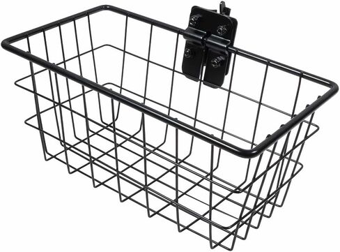 Mytee Products (2 Pack Heavy Duty E-Track Wire Basket - Wall Mount Bolt-on Wire Basket - Portable Metal Tool Basket for Trailers, Trucks - Utility Rack Organizer Storage Bin Basket for Garage in Saudi Arabia