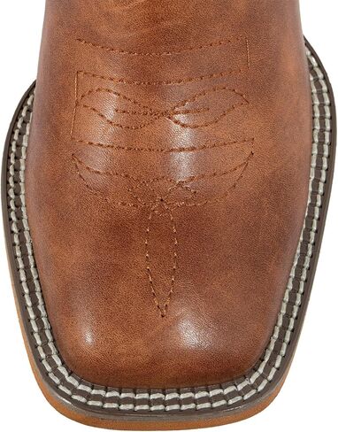 SheSole Women's Cowboy Boots Square Toe Cowgirl Boots Wide Calf Fashion Western Boots in Kuwait