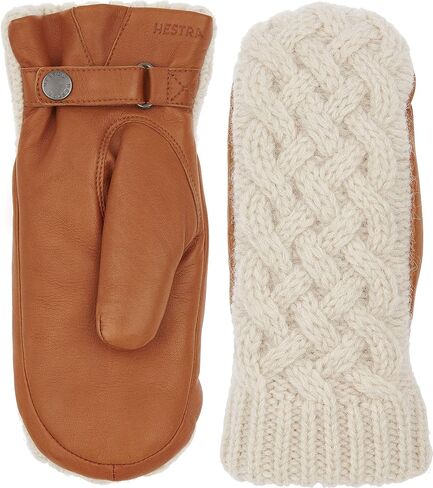 Hestra Ragnhild Cable Knit Insulated Wool Mitt in Kuwait