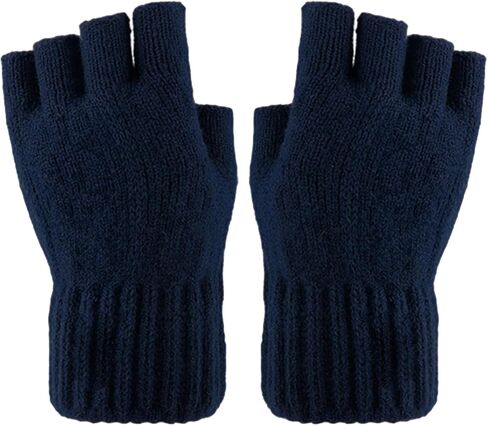 Larcele Alpaca Wool Men’s Warmer Half-Finger Winter Gloves BZST-04 in Kuwait