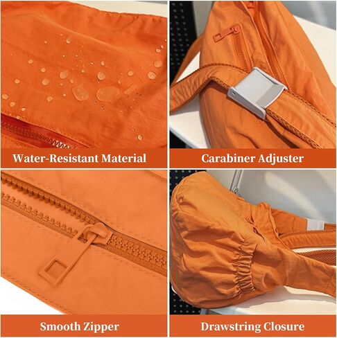 Barsine Crossbody Bag for Women Nylon Hobo Purses Shoulder Bag with Adjustable Strap for Traveling Workout in Saudi Arabia