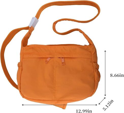 Barsine Crossbody Bag for Women Nylon Hobo Purses Shoulder Bag with Adjustable Strap for Traveling Workout in Saudi Arabia