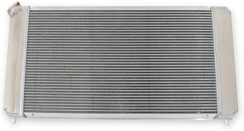 3 Row with Fan Shroud Full Aluminum Radiator Compatible with 1996-2005 for Chevy Chevrolet Blazer S10 GMC Jimmy Sonoma Isuzu Hombre Oldsmobile Bravada 4.3L V6 Base Pickup Radiator in Saudi Arabia
