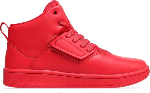 Soulsfeng Unisex Basketball Shoes Leather High Top Sneakers Comfortable Walking Skate Shoes in Kuwait
