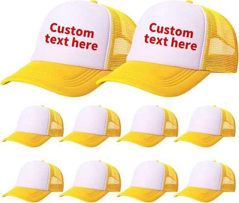 10 Pack of Blank Trucker Hat Men and Women Blank Hat DIY Graffiti Mesh Hat Hot Stamping Hats in Kuwait