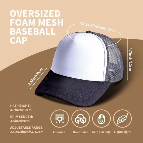 10 Pack of Blank Trucker Hat Men and Women Blank Hat DIY Graffiti Mesh Hat Hot Stamping Hats in Kuwait