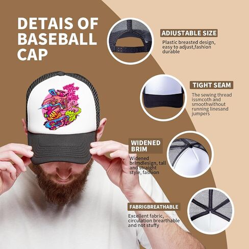 10 Pack of Blank Trucker Hat Men and Women Blank Hat DIY Graffiti Mesh Hat Hot Stamping Hats in Kuwait