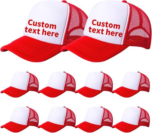 10 Pack of Blank Trucker Hat Men and Women Blank Hat DIY Graffiti Mesh Hat Hot Stamping Hats in Kuwait
