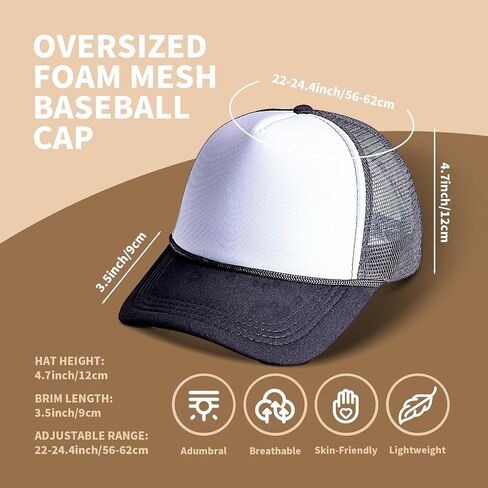 10 Pack of Blank Trucker Hat Men and Women Blank Hat DIY Graffiti Mesh Hat Hot Stamping Hats in Kuwait