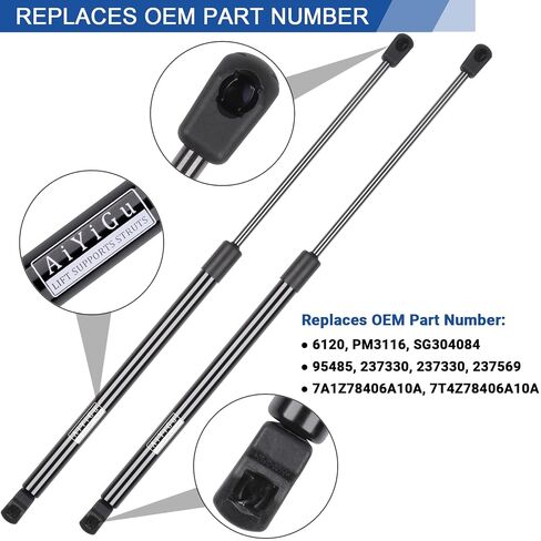 6120 Rear Hatch Shocks Struts Lift Gate Supports Gas Springs Compatible with 2007 2008 2009 2010 2011 2012 2013 2014 Ford Edge, Pack of 2 PCS,Replace PM3116 SG304084 in Saudi Arabia