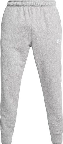بنطلون Nike Big & Tall NSW Club بحاشية مفتوحة جيرسي رمادي داكن منقط/أبيض مقاس XL طويل القامة in Saudi Arabia