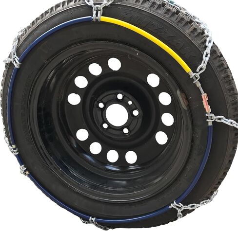 TireChain.com 195/65R15 195/65 15 TUV مجموعة سلاسل الإطارات الماسية مكونة من قطعتين in Saudi Arabia
