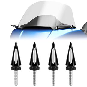 Windshield Bolts, Fairing Screws Windshield Spike Bolts Compatible for Harley Davidson Road Glide 2015-2024 2022 2023 Motorcycle Windshield Trim Bolts Chrome