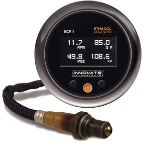 Innovate Motorsports 3903 39030 ECF-1: Ethanol Content%, Fuel Pressure/Temp, & WIDEBAND AIR/Fuel Ratio Gauge