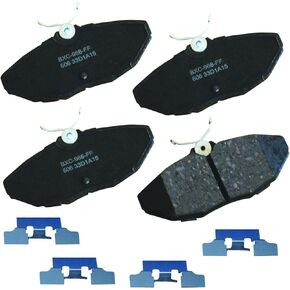 Bendix Premium SBC806 Ceramic Rear Brake Pads for Ford Thunderbird 2005-2002, Jaguar S-Type 2005-2000, Vanden Plas 2005-2004, XJ8 2005-2004, Lincoln LS 2006-2000
