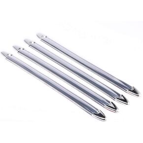 Yosoo 4X Silver Chrome Bumper Corner Guard Protector Car Auto Truck Decoration Strip