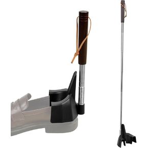 iGuerburn Shoe Horn Long Handle for Seniors, 9.6"-31" Telescoping Shoe Horns for Men Foot Funnel Shoe Assist Shoe Helper