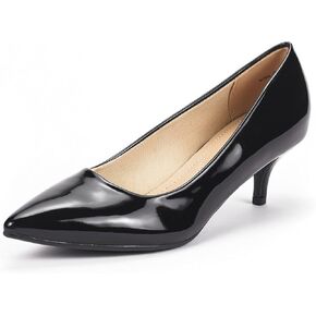 DREAM PAIRS Women's Pumps Kitten Heel Pointed Toe Shoes for Women Comfortable Office Work Dress Shoes