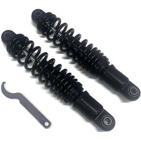 Black 13" Rear Suspension Shocks for 1983-2023 Harley Davidson Electra Glide