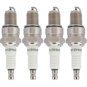4 Pack BPR4ES Spark Plug for NGK 6578 7222 Kawasaki 92070-2112 92070-7004 Yamaha 94702-00819 94703-00331 Toro 92070-7004 Arien 9873 Snowmobile Motorcycle Lawn Mower Tractor Trimmer