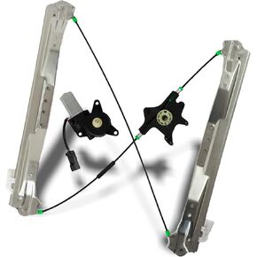 748-508 Window Regulator Driver Side Front with Power Window Motor for Dodge Grand Caravan 3.6L 2018 2019 2020 Window Motor Assembly OE#68030655AA 68030657AA 68102229AA (Front Left Side)