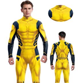 Unisex Superhero Cospaly Costume Adult Zentai Men Jumpsuit Surperhero Suit Outfit Full Set