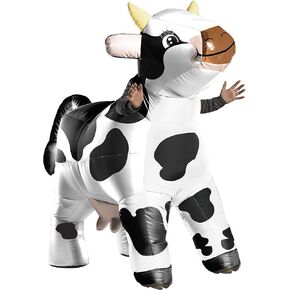 Rubies Men's Moo Moo The Cow Inflatable Costume, As Shown, Standard
