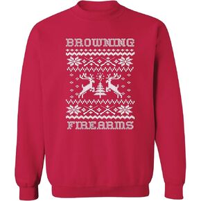 Browning Men's Christmas, Seasonal Holiday Sweatshirts for The Whole Hunting Family
