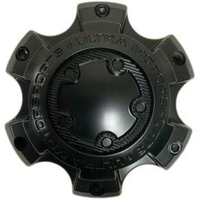 Ultra Wheel C800805 89-9865 6 Lug Black Center Cap 232 233 237 238P