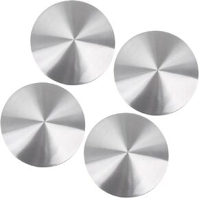 Motoforti 56.5mm Silver Tone Car Wheel Center Hub Caps Emblem Badge Decal Sticker 4pcs Long-Lasting
