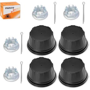 Front & Rear Wheel Center Cap & Nut for Honda Rancher 420 TRX420 FA FE FM TE TM Foreman Rubicon 500 520 TRX500 TRX520 FA FE FM 2014-2024