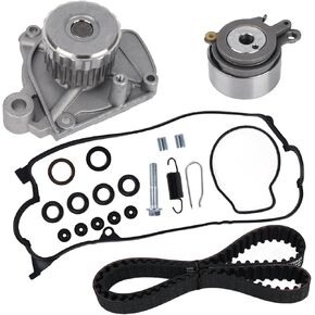 Timing Belt Kit with Water Pump Fit for ACURA EL, Honda Civic 2001 2002 2003 2004 2005 1.7L L4 SOHC,Replaces for WP4034 TCK312