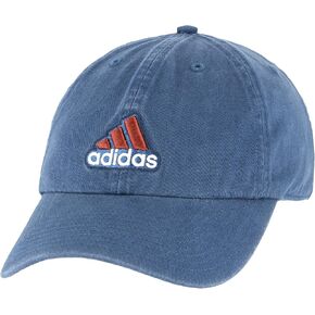 قبعة رجالي قطنية قابلة للتعديل من Adidas مطبوع عليها Ultimate Relax، باللون الأزرق