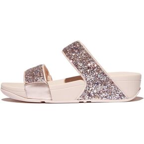 FitFlop Women's Lulu Multi-Tonal Glitter Slides Wedge Sandal