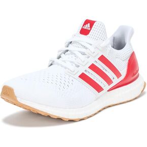 adidas Men's Ultraboost 1.0 DNA Sneaker, White/Better Scarlet/Gum, 9.5