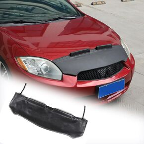 Hood Protector Bra for M-itsubishi Eclipse 2006 2007 2008 2009 2010 2011 Accessories, Leather Car Hood Guard Hood Shield Bug Deflector, Medium Profile