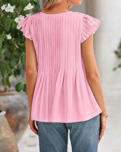 BTFBM المرأة الصيف قميص غير رسمي 2025 ملابس المنتجع كشكش كم كاب الجبهة ربطة القوس فيونكة القمم فضفاضة فلوي الشاطئ بلوزة قمصان in Kuwait