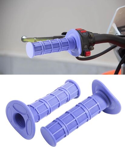 ESEWALAS 7/8 بوصة مقابض الدراجات النارية، مقابض Dirtbike، ملحقات السيارة، مقبض مقود صغير من المطاط الناعم لـ CRF YZF WRF KXF KLX Pit Dirt Bike Motocross Motorcycle Offroad (أرجواني) in Saudi Arabia