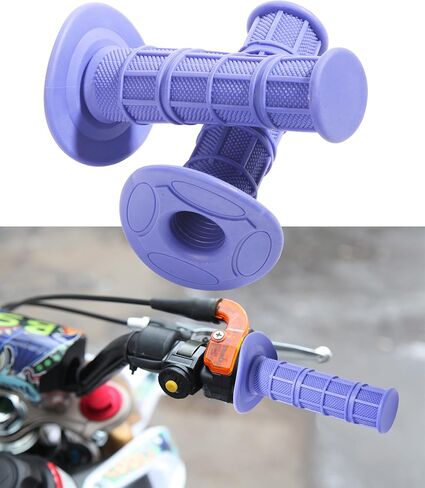 ESEWALAS 7/8 بوصة مقابض الدراجات النارية، مقابض Dirtbike، ملحقات السيارة، مقبض مقود صغير من المطاط الناعم لـ CRF YZF WRF KXF KLX Pit Dirt Bike Motocross Motorcycle Offroad (أرجواني) in Saudi Arabia