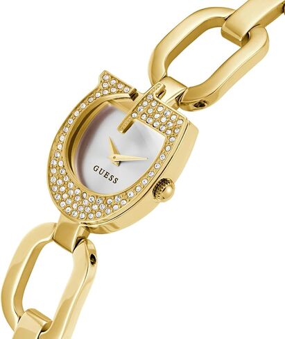 GUESS Silver-Tone Crystal Analog Watch in Saudi Arabia