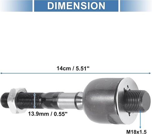 X AUTOHAUX 4 قطعة قضيب ربط داخلي أمامي ينتهي عدة تعليق قضيب ربط التوجيه لـ Acura TL 2004-2008 لهوندا أكورد 2003-2007 رابط السحب رقم EV80210 in Saudi Arabia