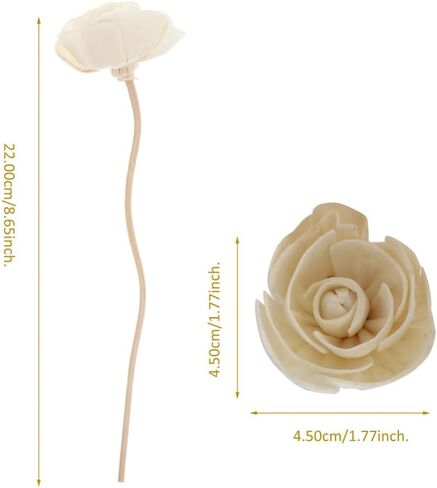 10pcs Essential Oil Diffuser Sticks Artificial Flowers Scented Bottles Artificial Flower Diffuser Sticks Flower Reed Diffuser Pen Refills Brown Lot Inis De Sweet Rattan The Flowers in Kuwait