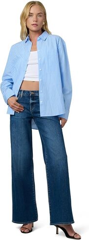 Joe's Women's Lou Low Rise Wide Leg Jeans in Kuwait