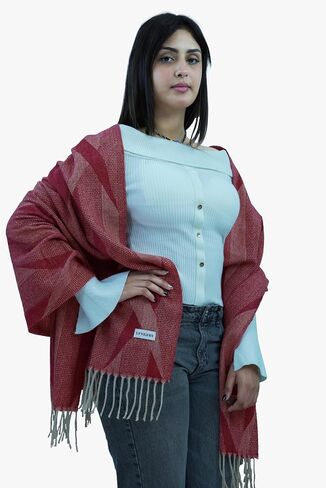 Ladies plaid scarf The gift of a chunky oversized winter warm cashmere shawl in Saudi Arabia